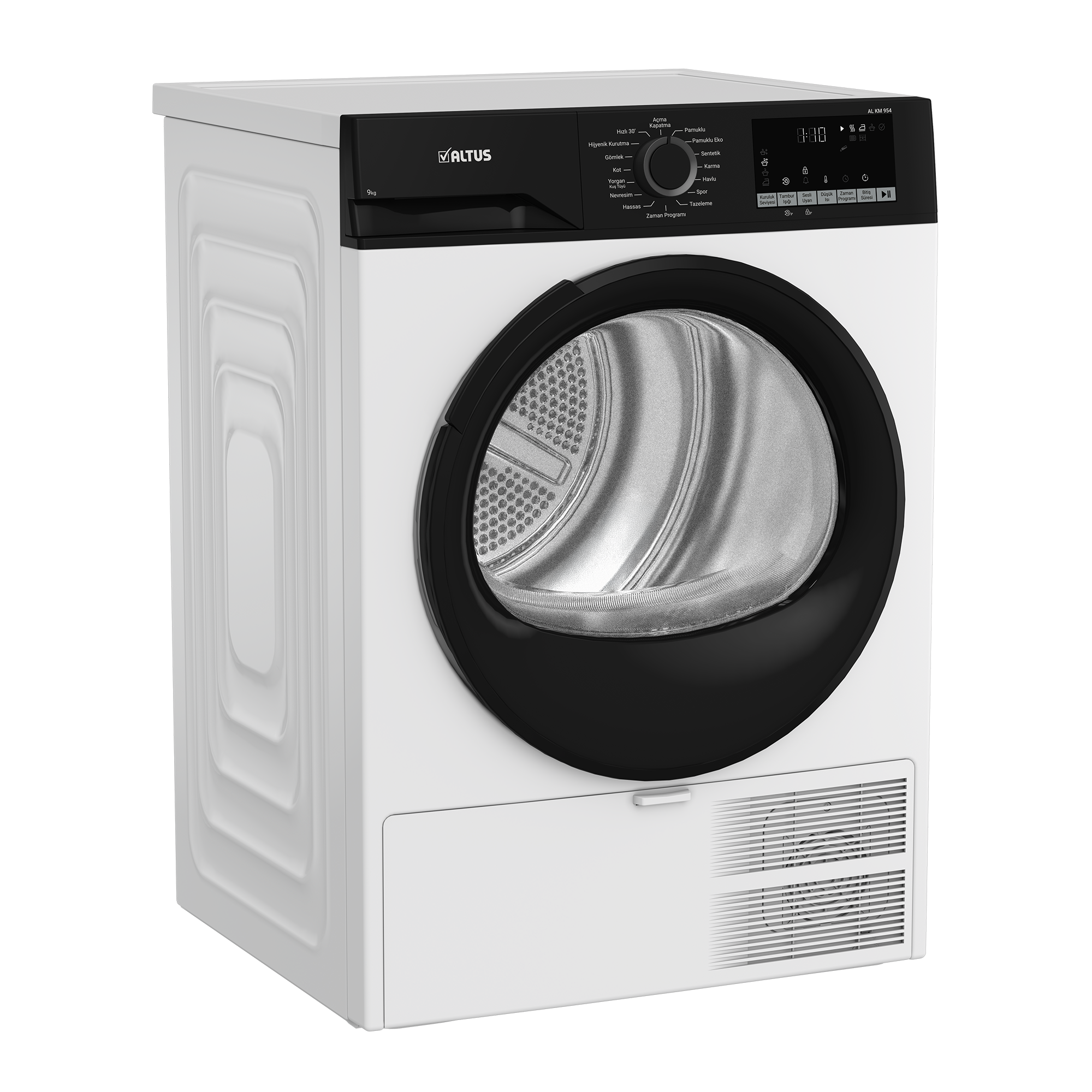 Altus AL KM 954 M 9 kg Isı Pompalı Kurutma Makinesi Beyaz